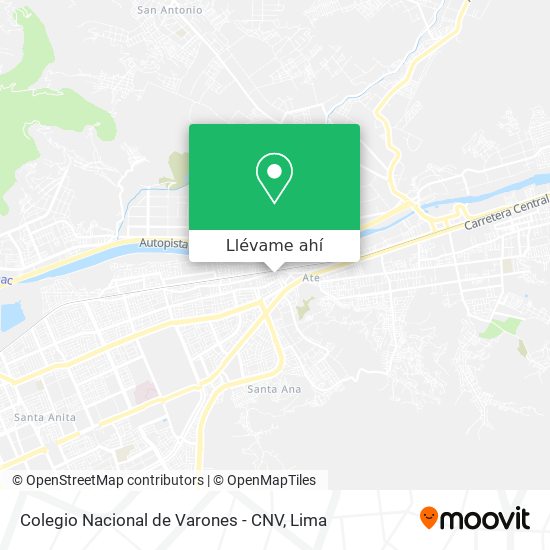 Mapa de Colegio Nacional de Varones - CNV
