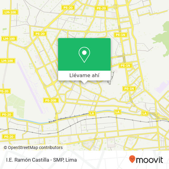 Mapa de I.E. Ramón Castilla - SMP
