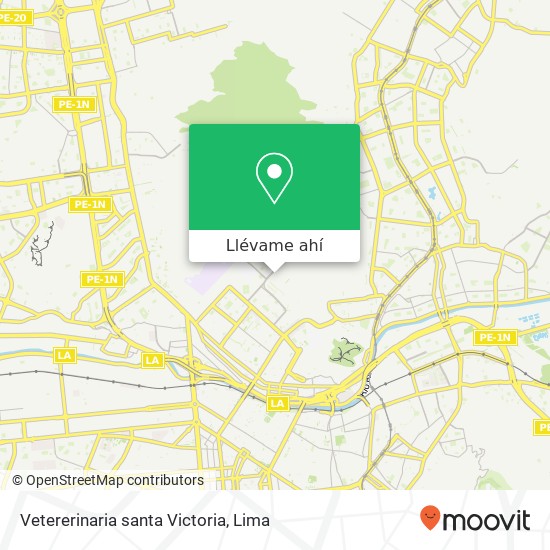 Mapa de Vetererinaria santa Victoria