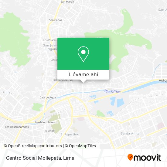 Mapa de Centro Social Mollepata