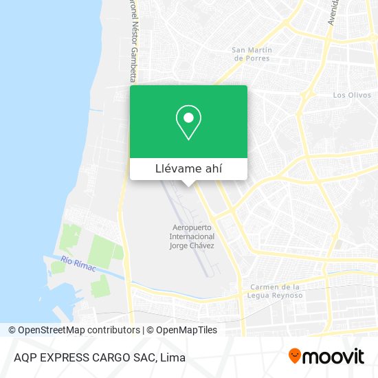 Mapa de AQP EXPRESS CARGO SAC