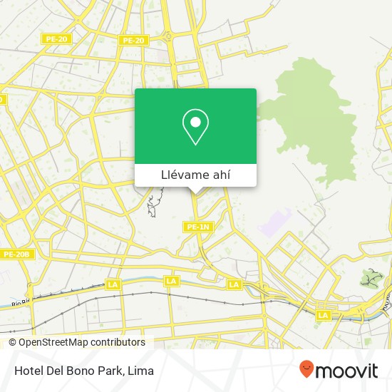 Mapa de Hotel Del Bono Park