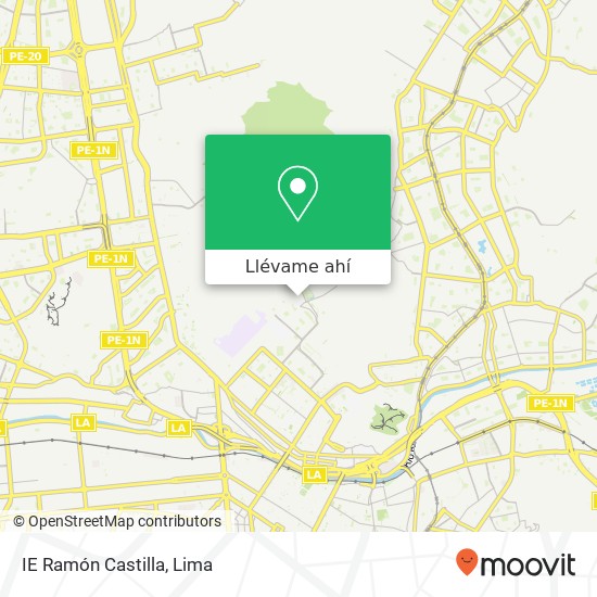 Mapa de IE Ramón Castilla