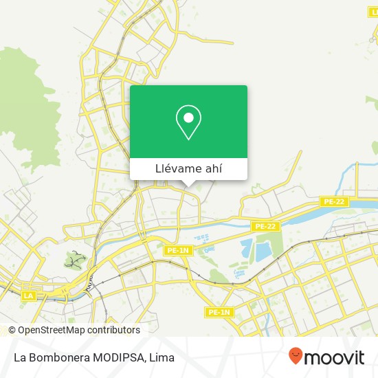 Mapa de La Bombonera MODIPSA