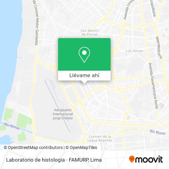 Mapa de Laboratorio de histología - FAMURP
