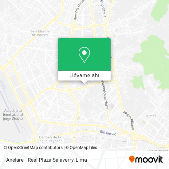 Mapa de Anelare - Real Plaza Salaverry