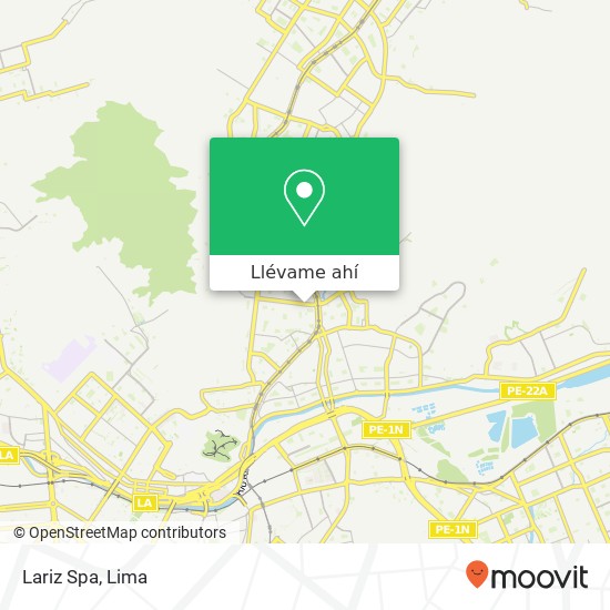 Mapa de Lariz Spa