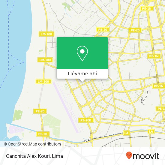 Mapa de Canchita Alex Kouri