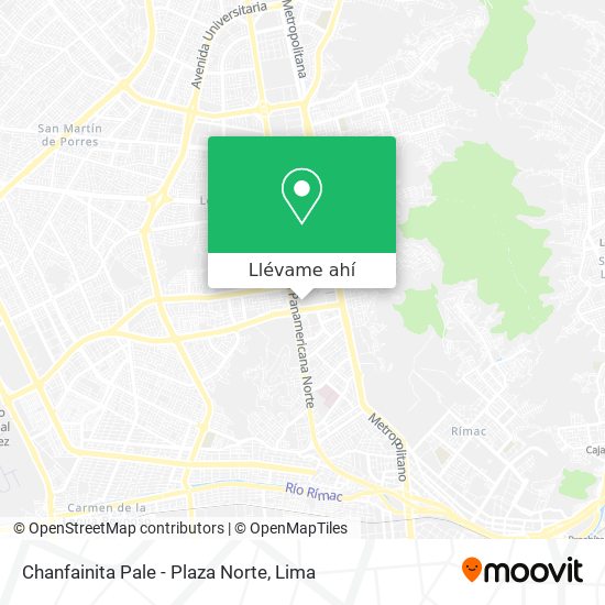 Mapa de Chanfainita Pale - Plaza Norte