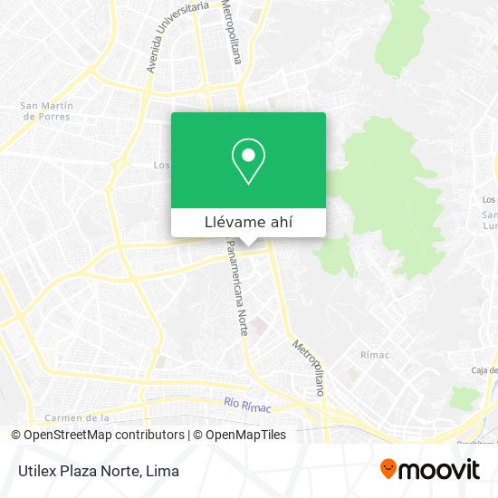 Mapa de Utilex Plaza Norte