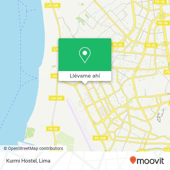 Mapa de Kurmi Hostel