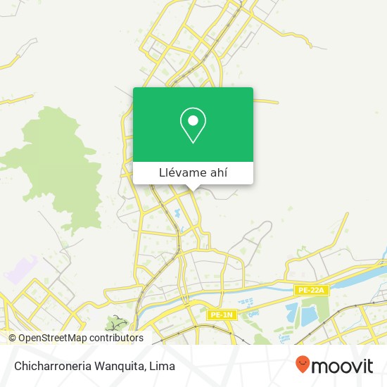 Mapa de Chicharroneria Wanquita