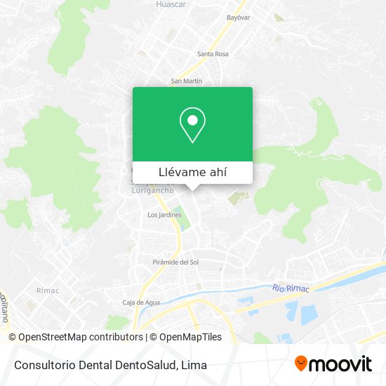 Mapa de Consultorio Dental DentoSalud