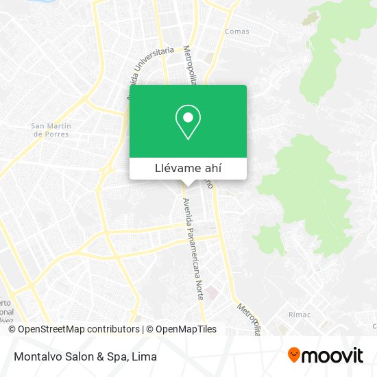 Mapa de Montalvo Salon & Spa