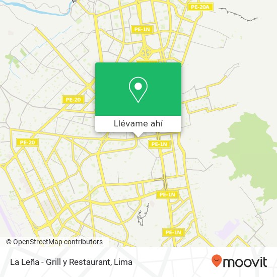 Mapa de La Leña - Grill y Restaurant