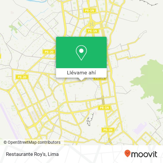 Mapa de Restaurante Roy's