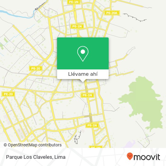 Mapa de Parque Los Claveles