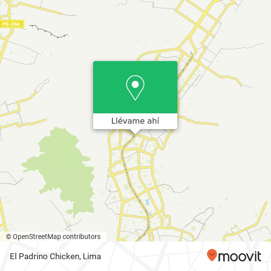 Mapa de El Padrino Chicken