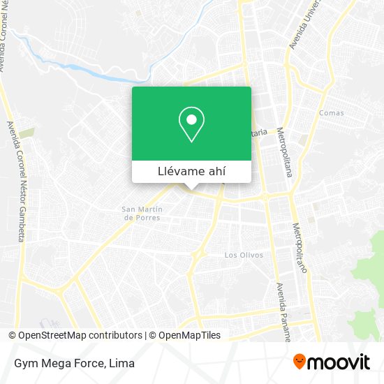 Mapa de Gym Mega Force