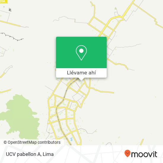 Mapa de UCV pabellon A