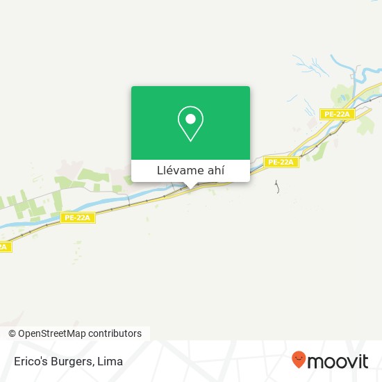 Mapa de Erico's Burgers