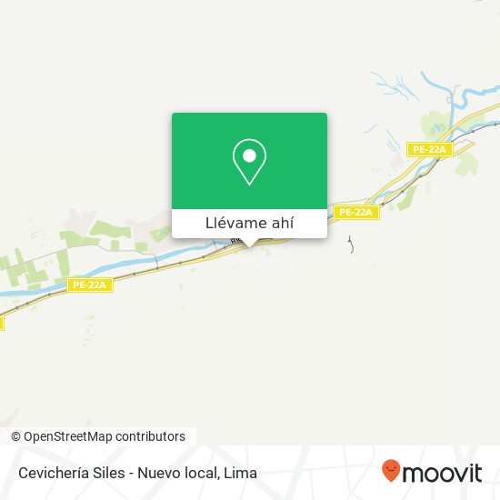 Mapa de Cevichería Siles - Nuevo local