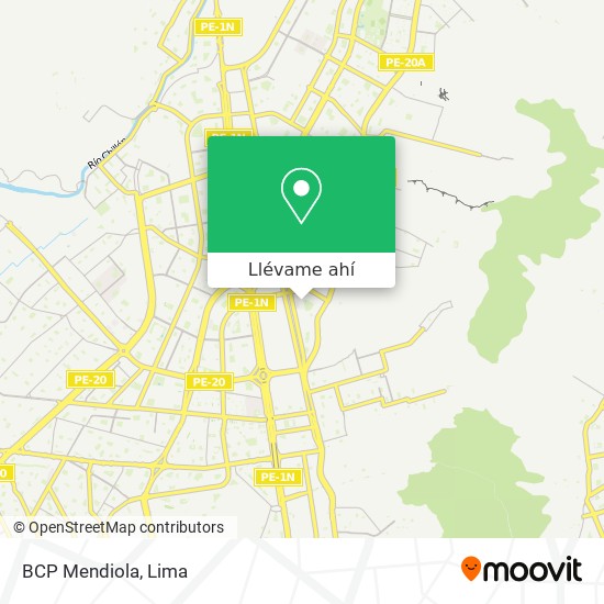 Mapa de BCP Mendiola