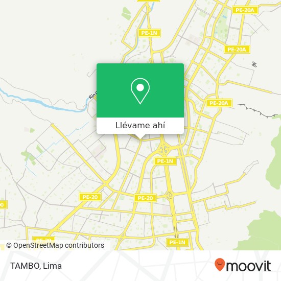 Mapa de TAMBO