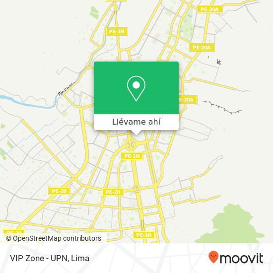 Mapa de VIP Zone - UPN