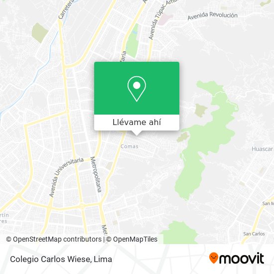 Mapa de Colegio Carlos Wiese