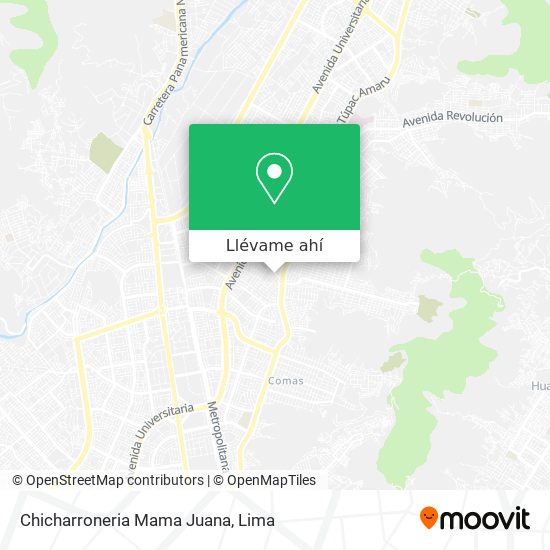 Mapa de Chicharroneria Mama Juana