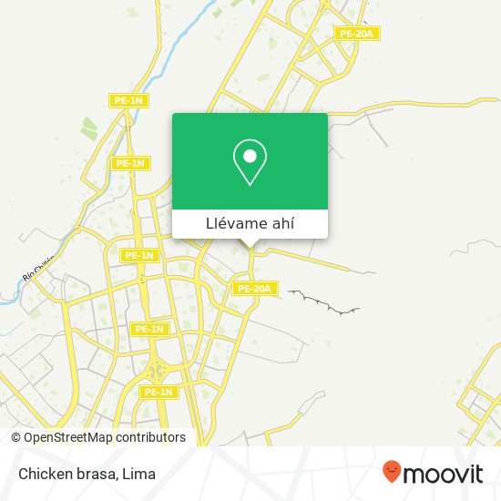 Mapa de Chicken brasa