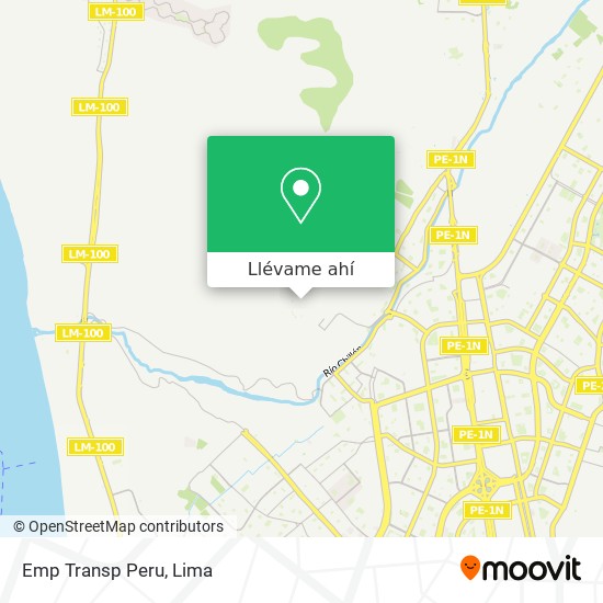 Mapa de Emp Transp Peru