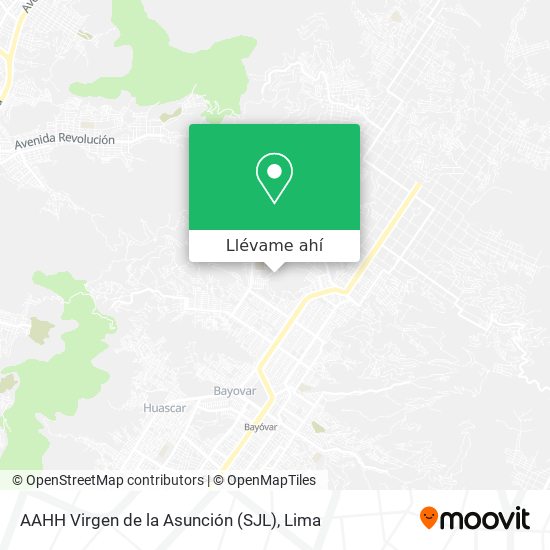 Mapa de AAHH Virgen de la Asunción (SJL)