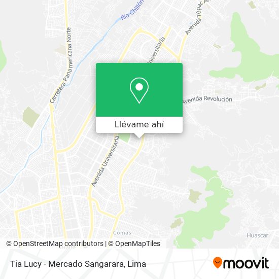 Mapa de Tia Lucy - Mercado Sangarara