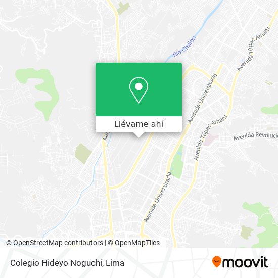 Mapa de Colegio Hideyo Noguchi