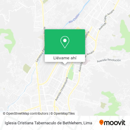 Mapa de Iglesia Cristiana Tabernaculo de Bethlehem