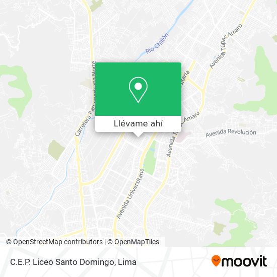 Mapa de C.E.P. Liceo Santo Domingo