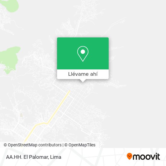 Mapa de AA.HH. El Palomar