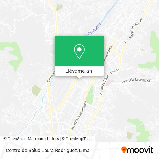 Mapa de Centro de Salud Laura Rodriguez