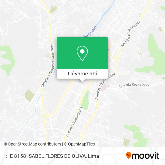 Mapa de :	IE 8158 ISABEL FLORES DE OLIVA