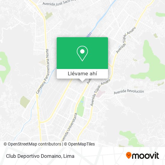 Mapa de Club Deportivo Domaino
