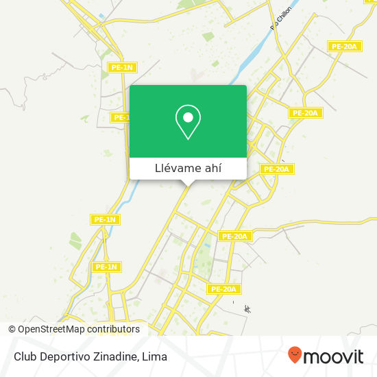 Mapa de Club Deportivo Zinadine