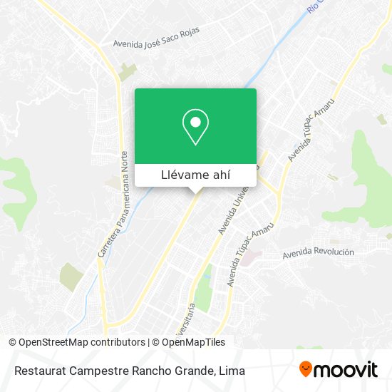 Mapa de Restaurat Campestre Rancho Grande