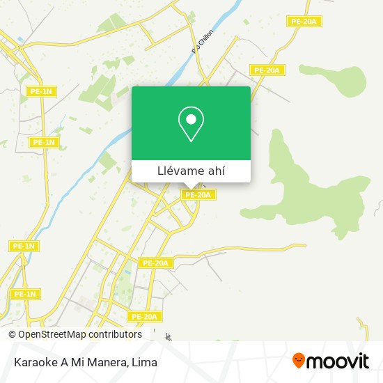 Mapa de Karaoke A Mi Manera