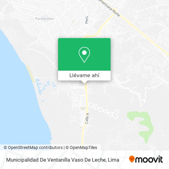 Mapa de Municipalidad De Ventanilla Vaso De Leche