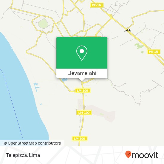 Mapa de Telepizza