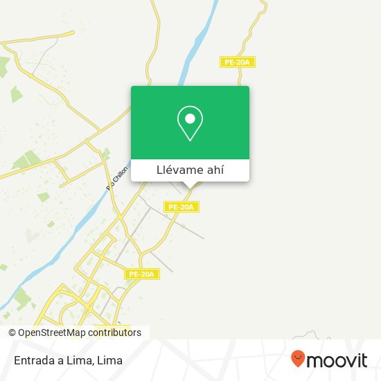 Mapa de Entrada a Lima