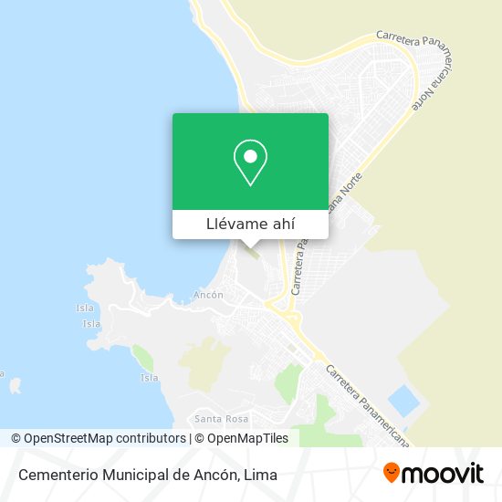Mapa de Cementerio Municipal de Ancón