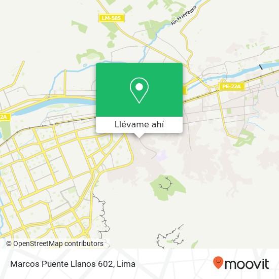 Mapa de Marcos Puente Llanos 602